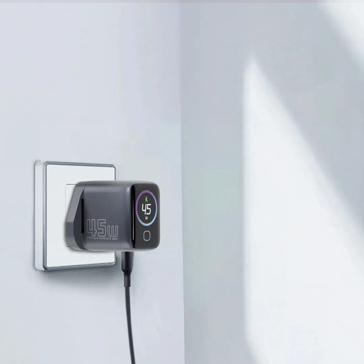 شارژر دیواری پاورولوژی 45W مدل Voltflow PWCUQC069