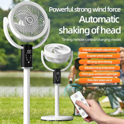پنکه شارژی F5 هشت سرعته دارای کنترل wireless portable circulation fan