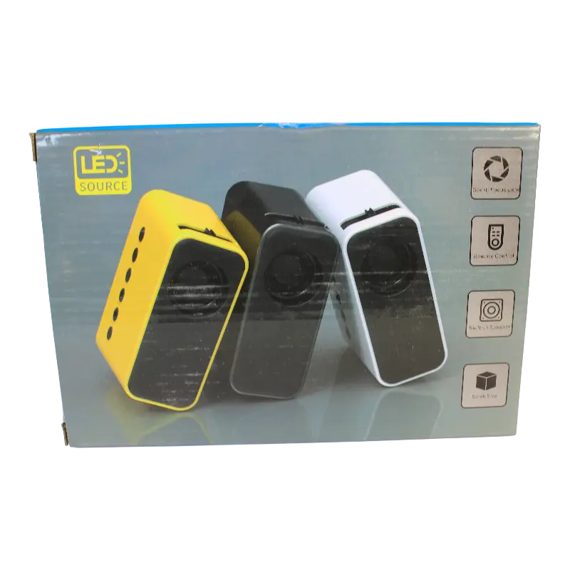 مینی پروژکتور LED SOURCE مدل YT500 ریموت دار