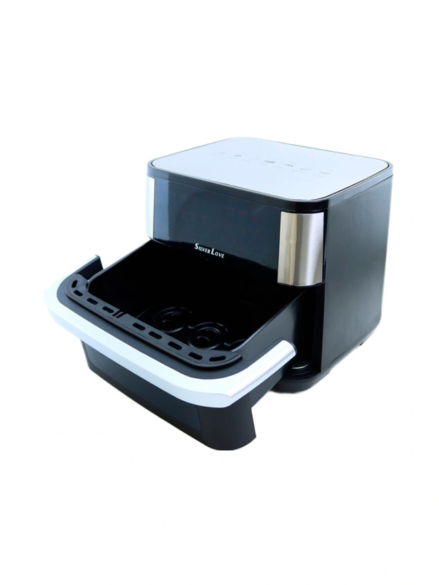 سرخکن بدون روغن (ایرفرایر) ۲۰۰۰ وات سیلور لاو مدل MS-1811DW | ظرفیت ۱۵ لیتر مناسب برای ۱۴ نفر